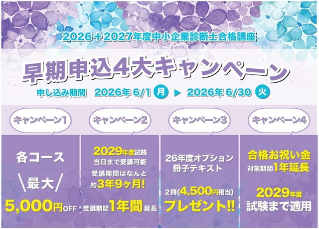診断士ゼミナールキャンペーン