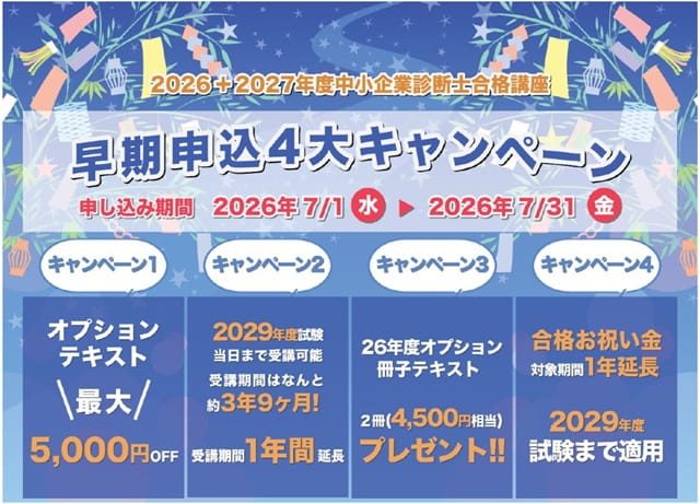 診断士ゼミナールキャンペーン